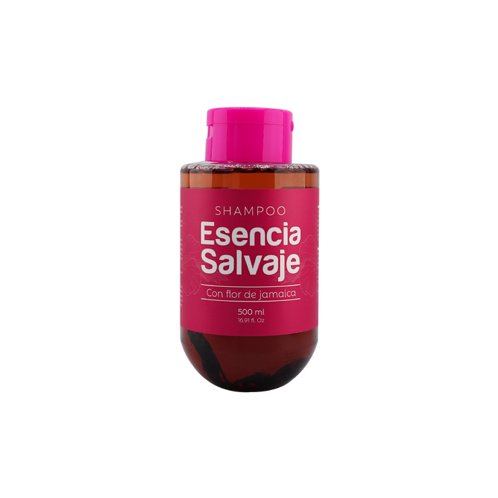 Champú con Flor de Jamaica 500ml Esencia Salvaje