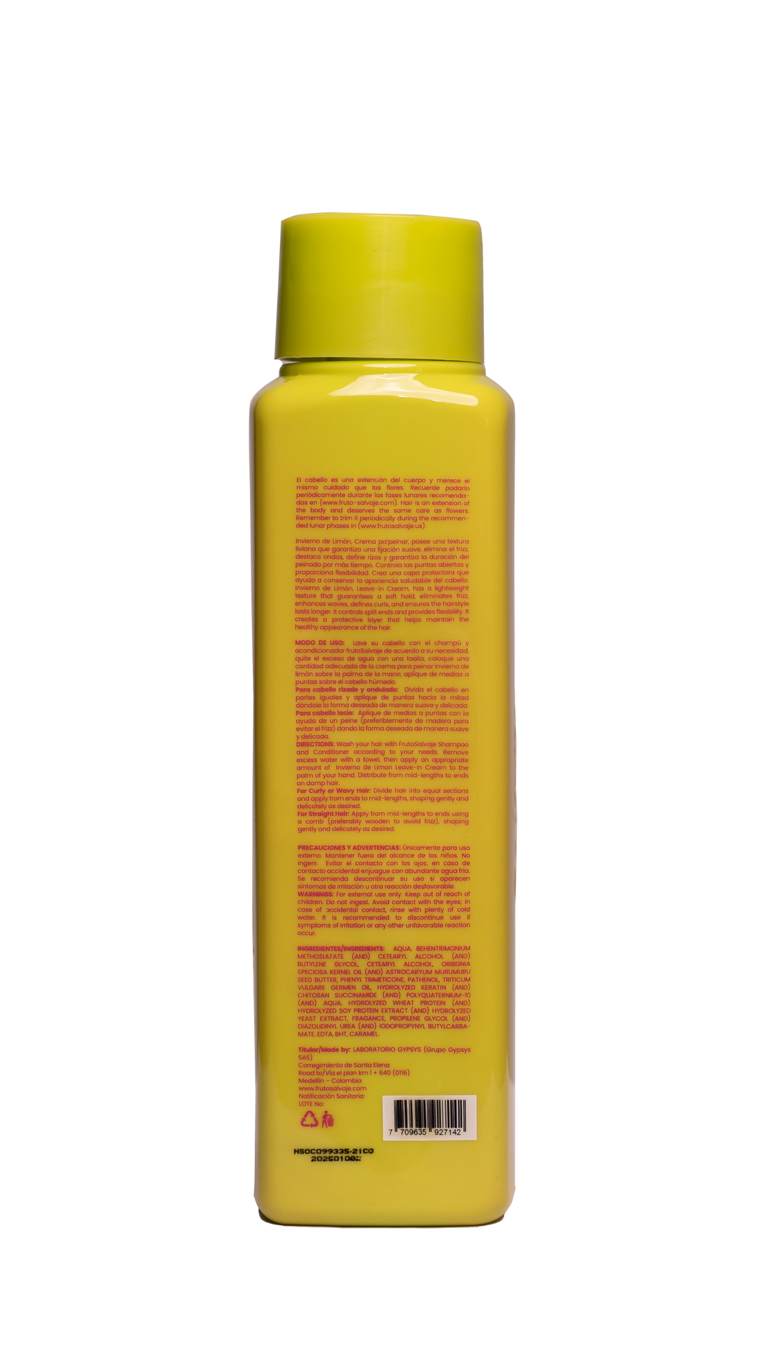 Crema Pa Peinar 500ml  Fruto Salvaje