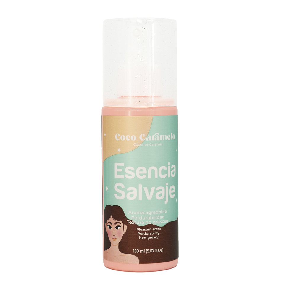 Perfume Capilar Coco Caramelo 150ml Esencia Salvaje