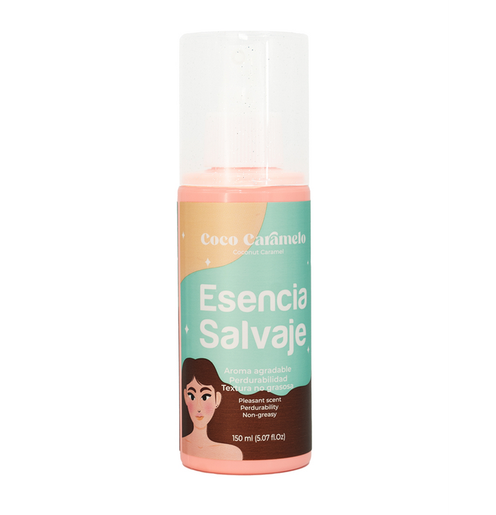 Perfume Capilar Coco Caramelo 150ml Esencia Salvaje