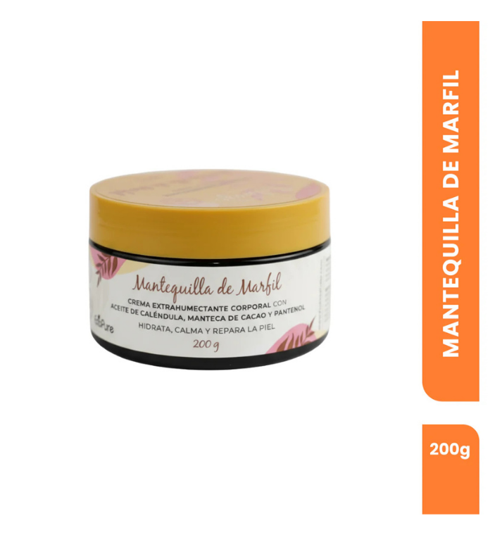 Crema Corporal Humectante Mantequilla De Marfil X 200gr