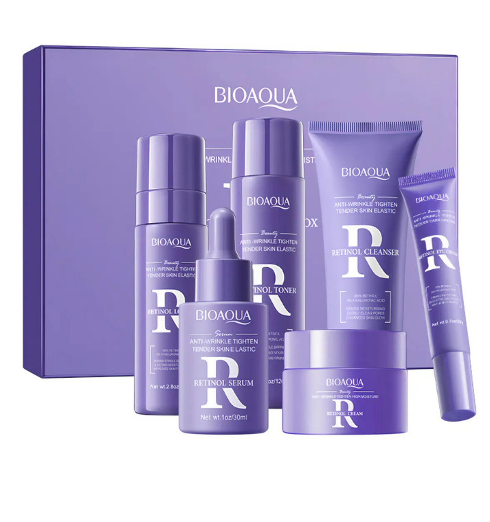 Kit Skincare Retinol Bioaqua x6 productos