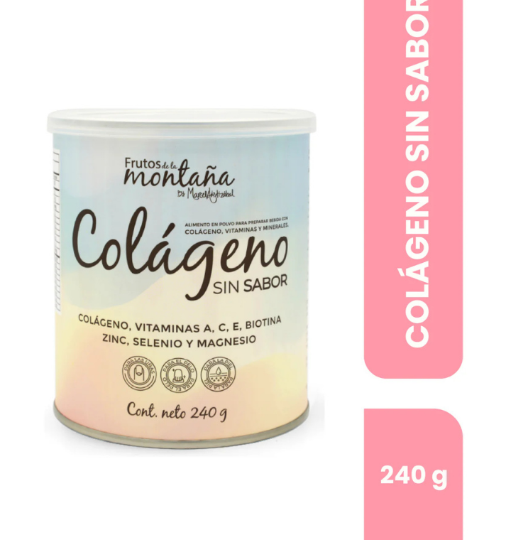 Colágeno Frutos De La Montaña Sin Sabor 240grs