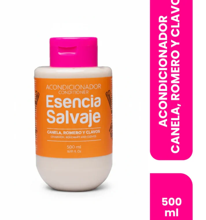 Acondicionador Esencia Salvaje Canela, Romero Y Clavos 500ml