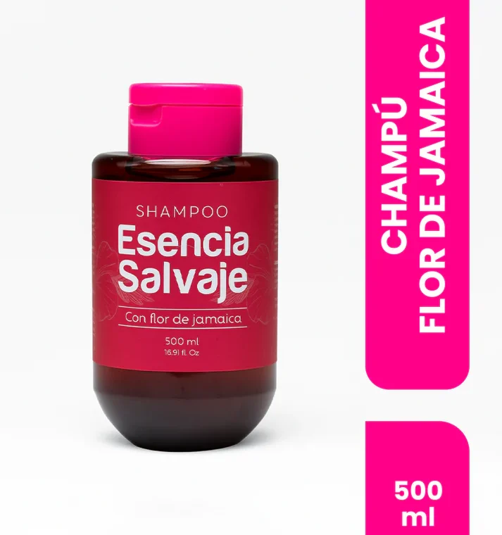 Shampoo Esencia Salvaje Flor De Jamaica 500ml