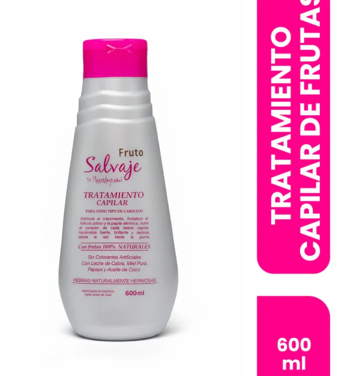 Tratamiento Capilar De Frutas Refrigerado (Aceite De Coco) 600ml
