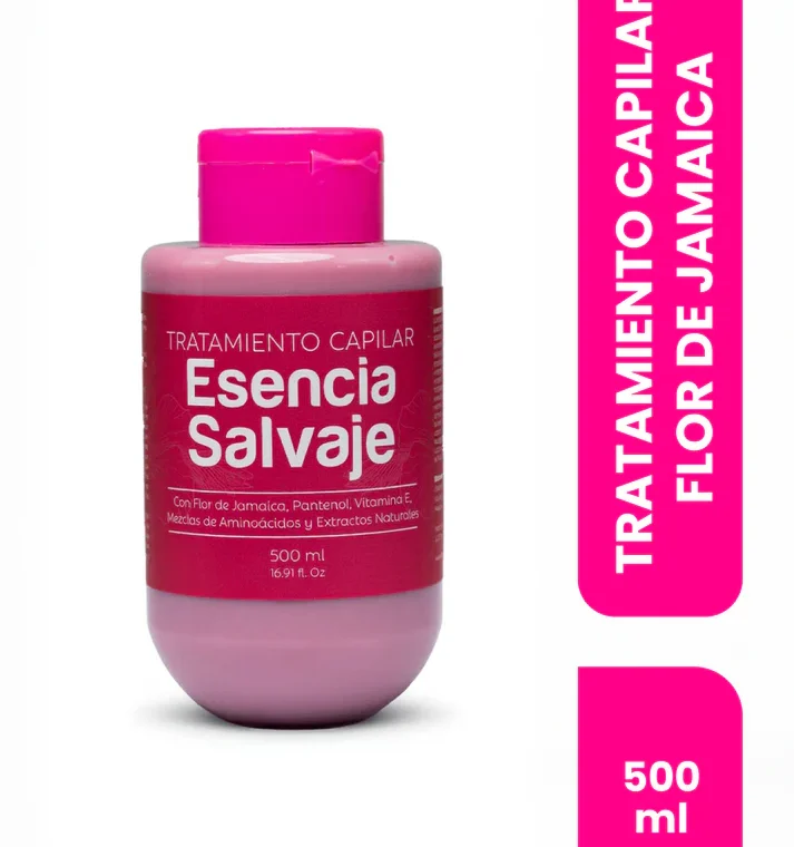 Tratamiento Capilar Esencia Salvaje Flor De Jamaica 500ml