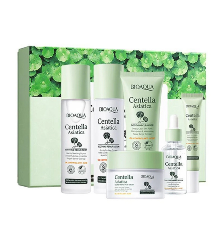 Kit Skincare Centella Asiatica x6 productos Bioaqua