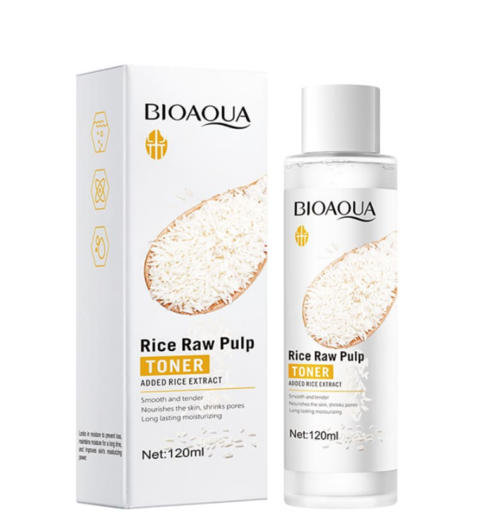 Tónico Facial Con Pulpa de Arroz Bioaqua