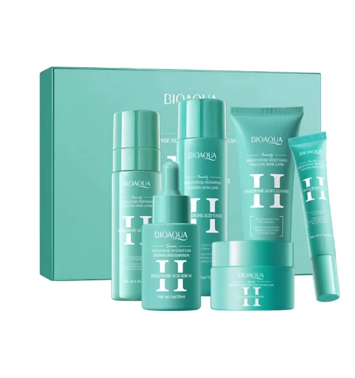 Kit Skincare Ácido Hialurónico Bioaqua x6 productos