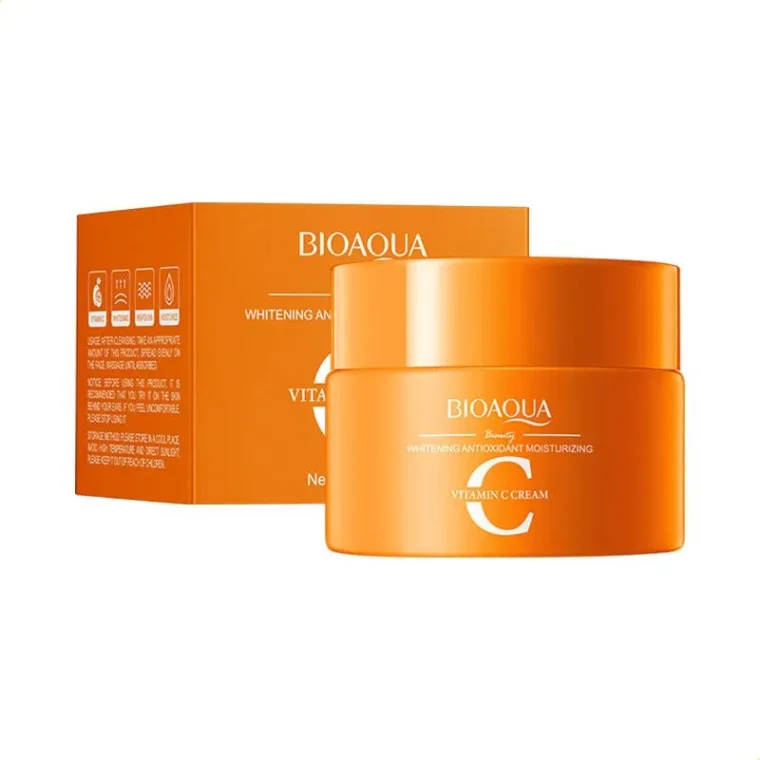 Crema Facial Vitamina C +25% Antioxidante Bioaqua